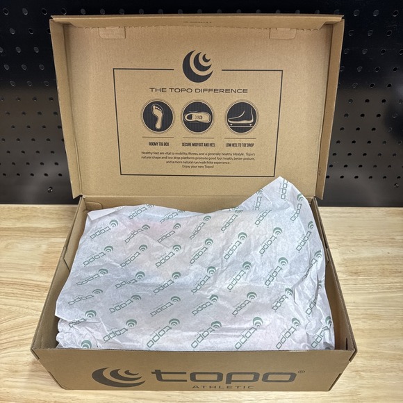 Topo Athletic M-MTN Racer 4 Mango / Black Size 12 US New In Box - Picture 10 of 13